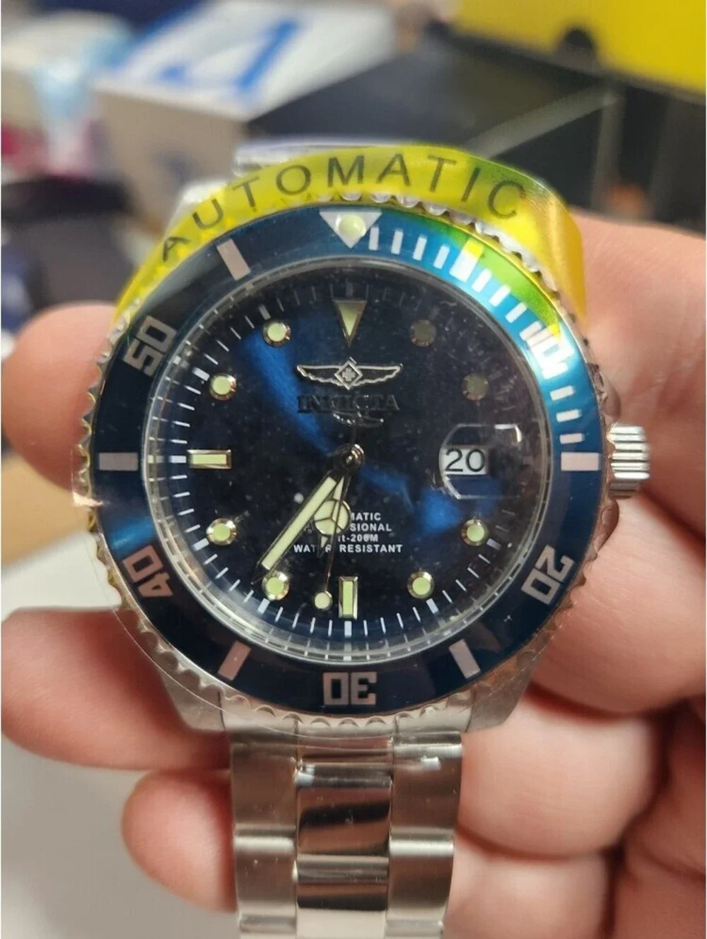 Invicta Pro Diver Automatic Men's Watch - 44mm. Steel (36972)